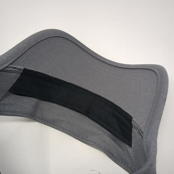 Level Builders Strapback Visor Hat Gray One Size Embroidered Under Armour - Picture 8 of 9